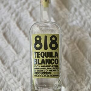 818 Tequila Blanco Bottle "Empty"
